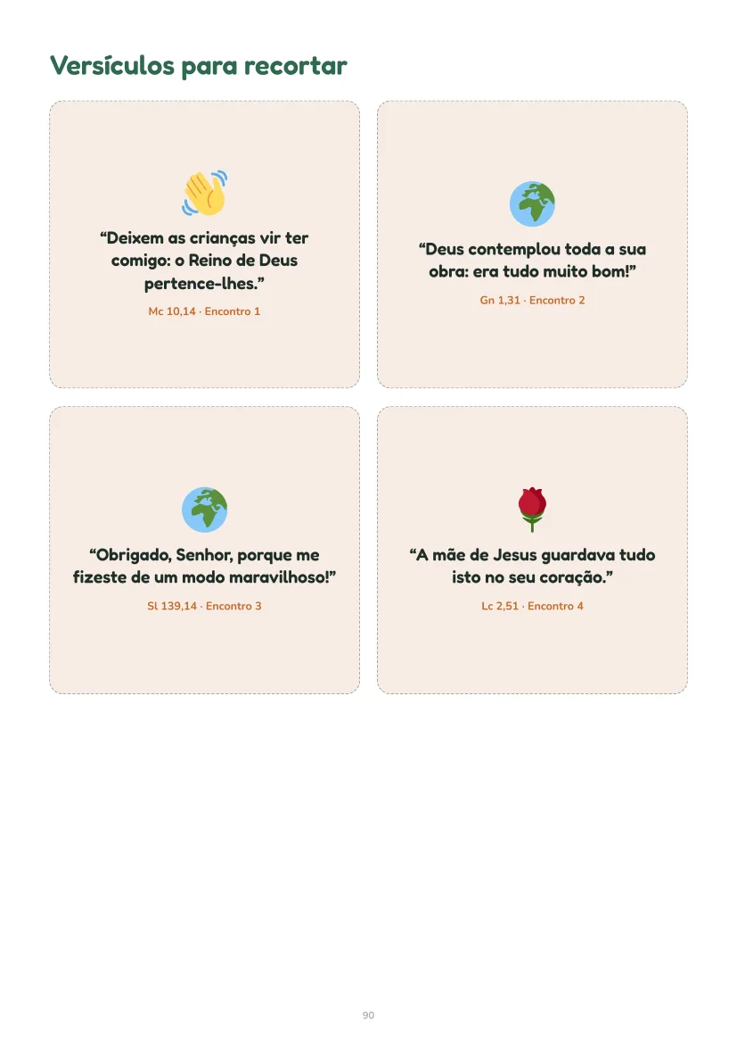 Versículos para recortar